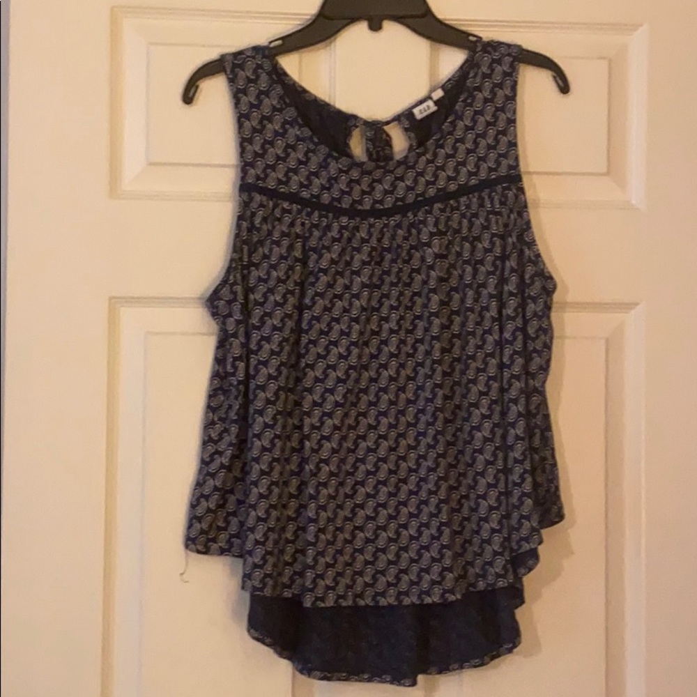 Gap Babydoll High-Low Sleeveless Top
